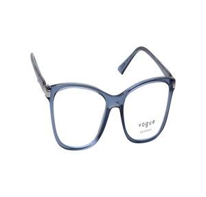 Image 2 of Blue Rectangle Eyeglasses for Women from Vogue Eyewear Available at Titan Eye+