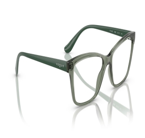Image 2 of Green Pillow Eyeglasses for Women from Vogue Eyewear Available at Titan Eye+