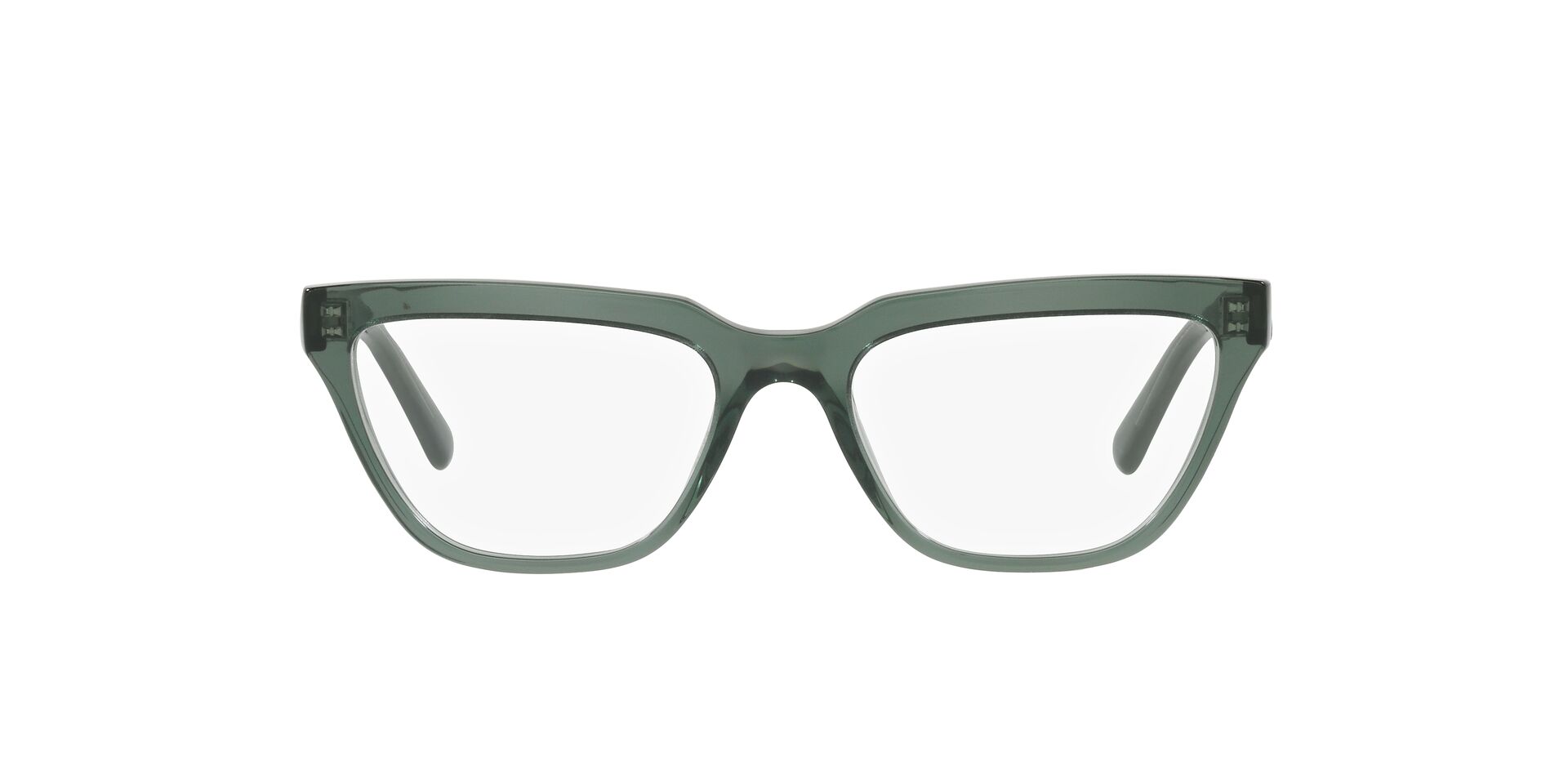Image 1 of Green Rectangle Eyeglasses for Women from Vogue Eyewear Available at Titan Eye+