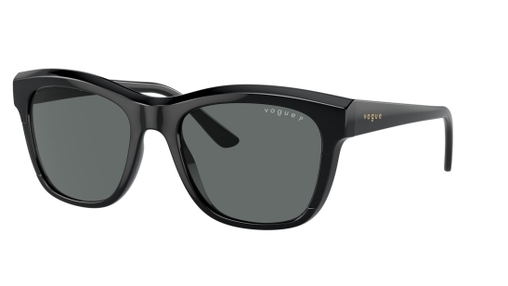 Image 2 of Black Wayfarer Eyeglasses for Women from Vogue Eyewear Available at Titan Eye+
