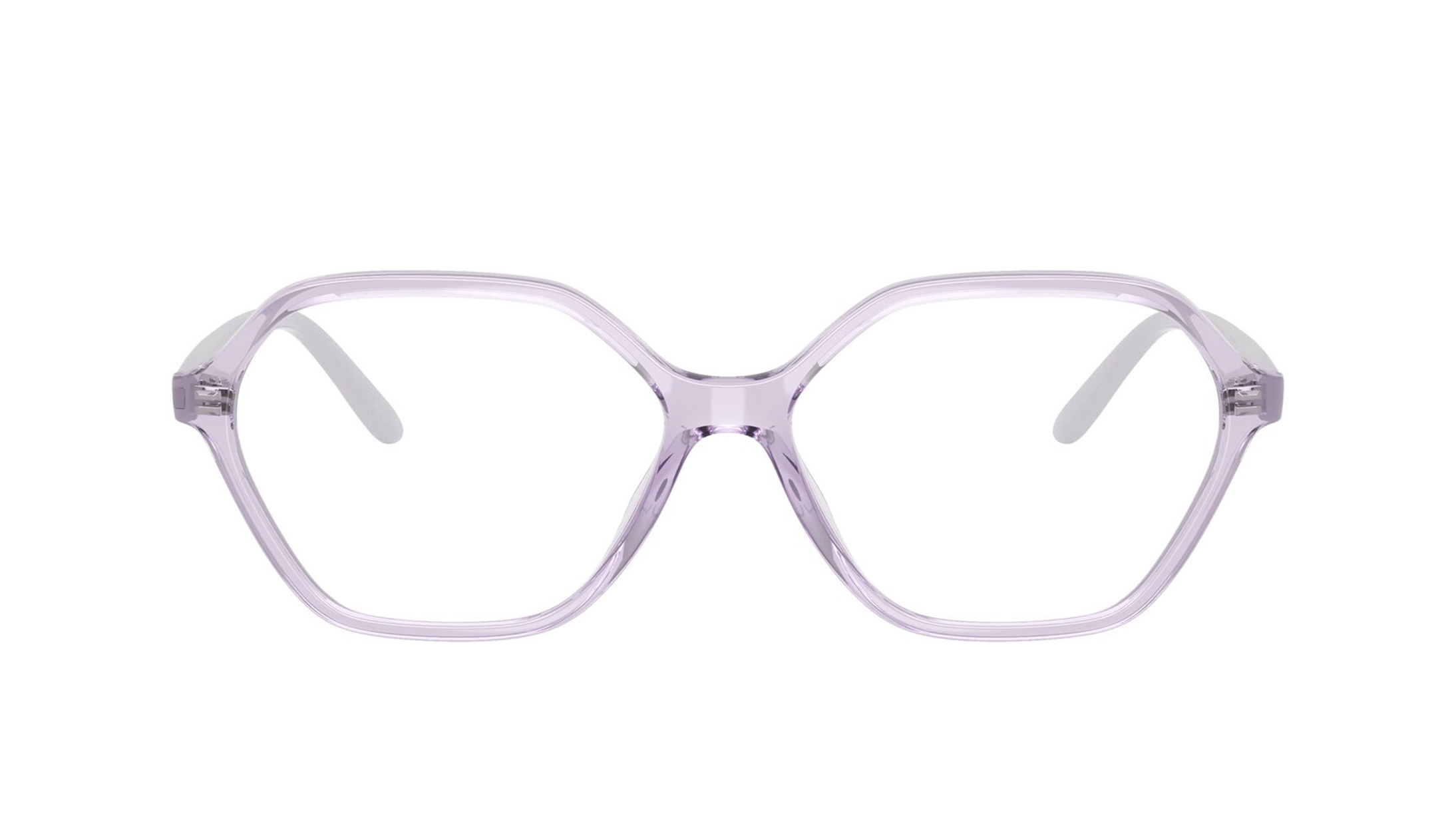 Image 1 of Lavender Geometric Eyeglasses for Women from Vogue Eyewear Available at Titan Eye+