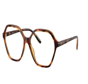 Image 2 of Havana Geometric Eyeglasses for Women from Vogue Eyewear Available at Titan Eye+