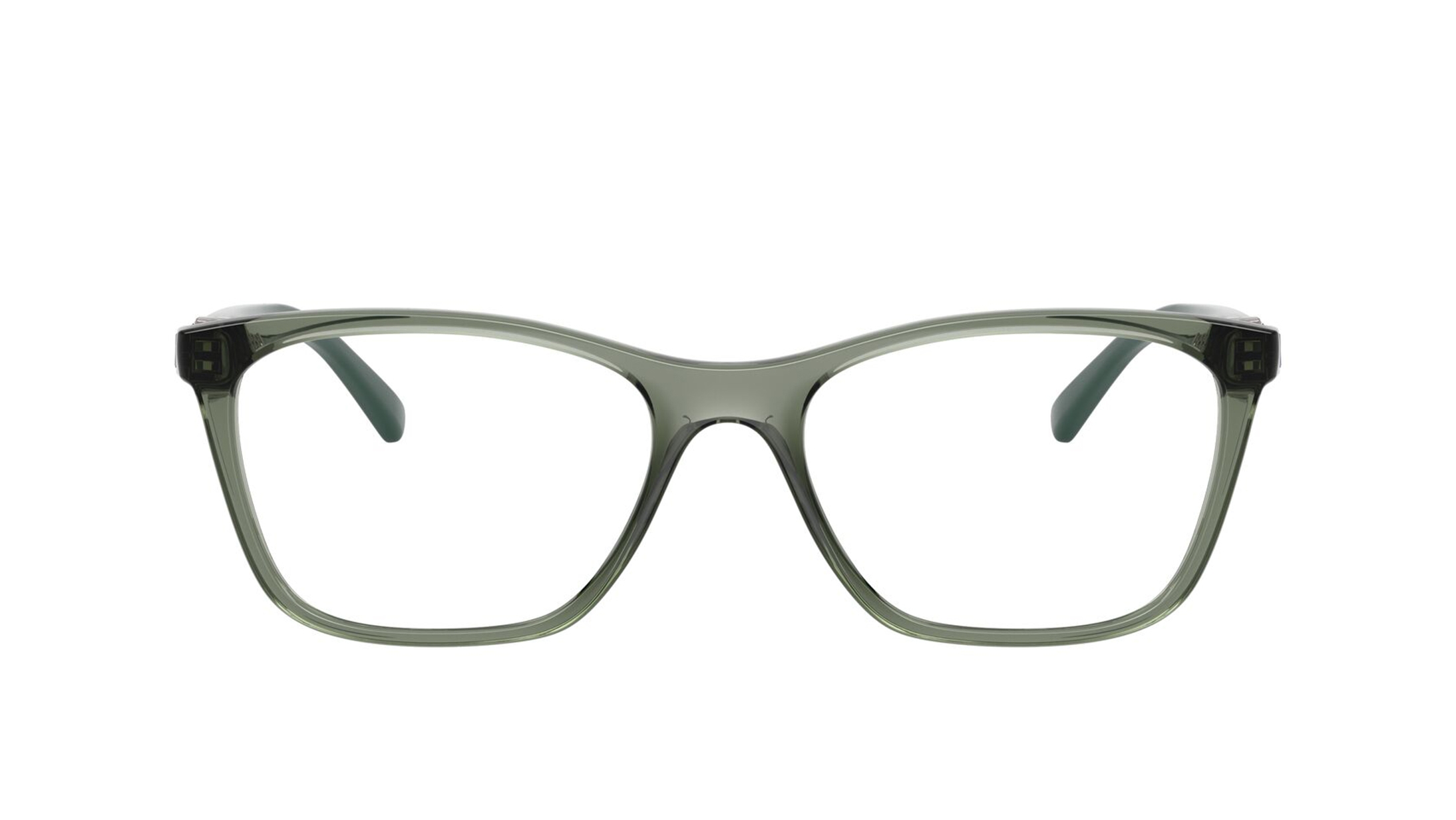 Image 1 of Green Pillow Eyeglasses for Women from Vogue Eyewear Available at Titan Eye+
