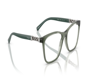 Image 2 of Green Pillow Eyeglasses for Women from Vogue Eyewear Available at Titan Eye+
