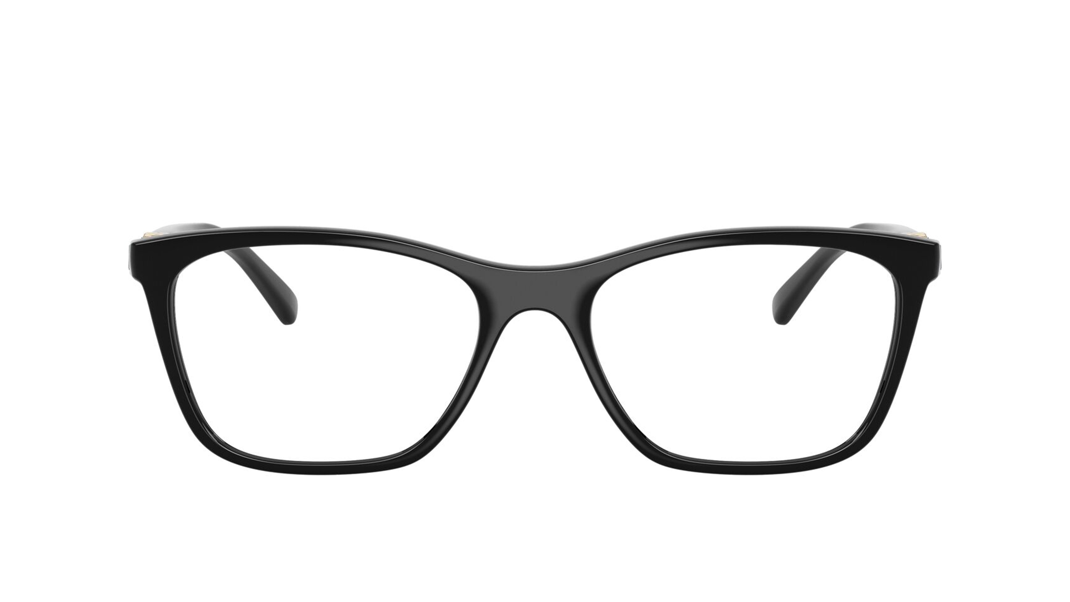 Image 1 of Black Rectangle Eyeglasses for Women from Vogue Eyewear Available at Titan Eye+