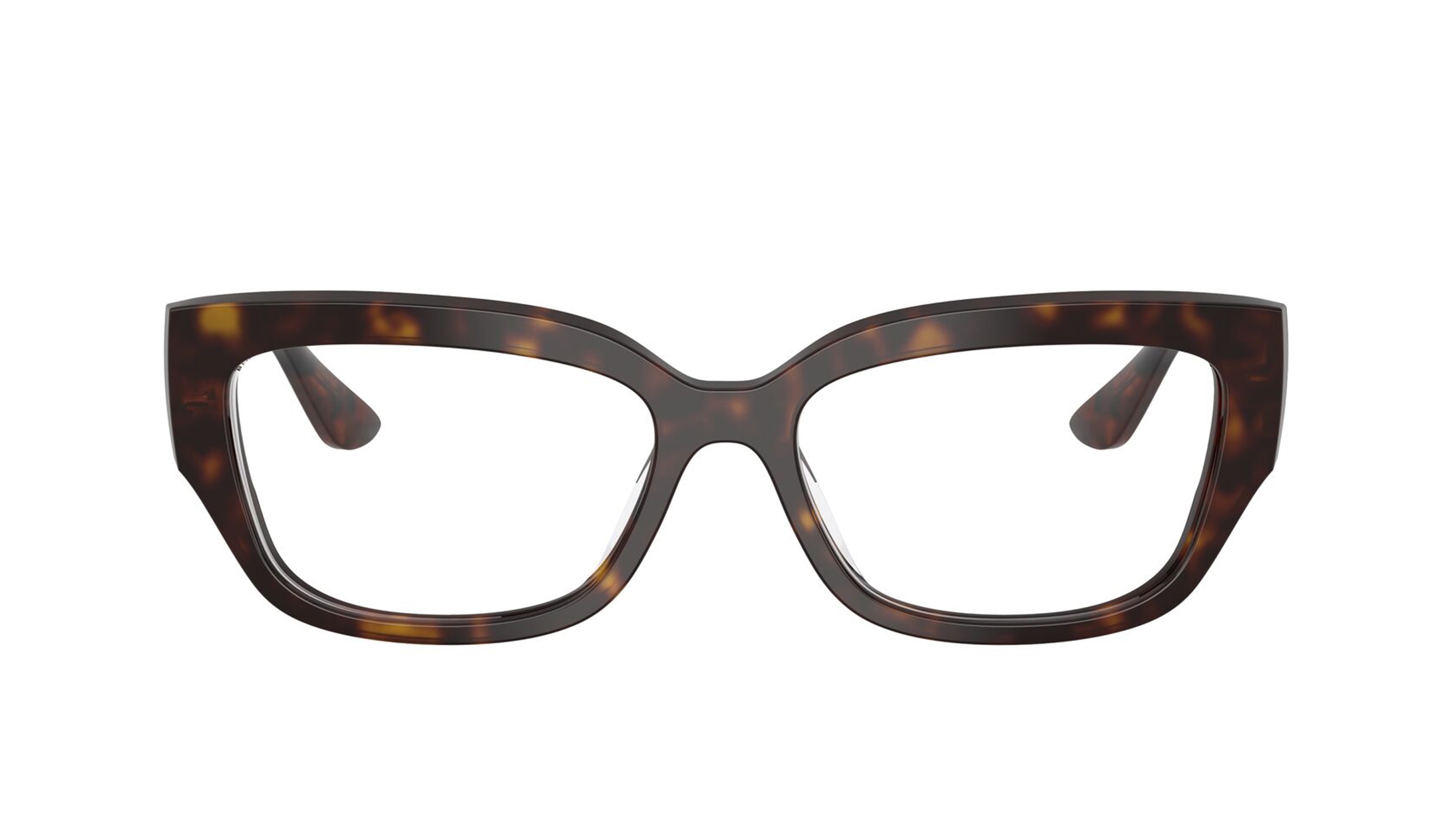 Image 1 of Havana Rectangle Eyeglasses for Women from Vogue Eyewear Available at Titan Eye+
