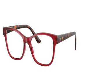 Image 2 of Red Rectangle Eyeglasses for Women from Vogue Eyewear Available at Titan Eye+