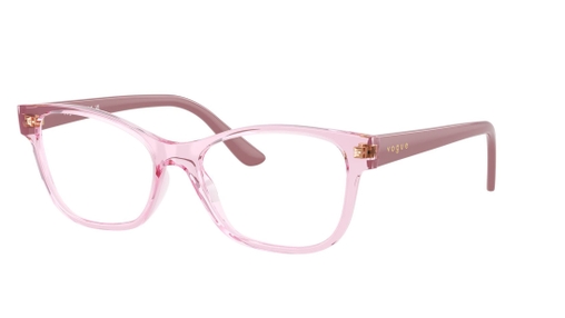 Image 2 of Pink Rectangle Eyeglasses for Women from Vogue Eyewear Available at Titan Eye+