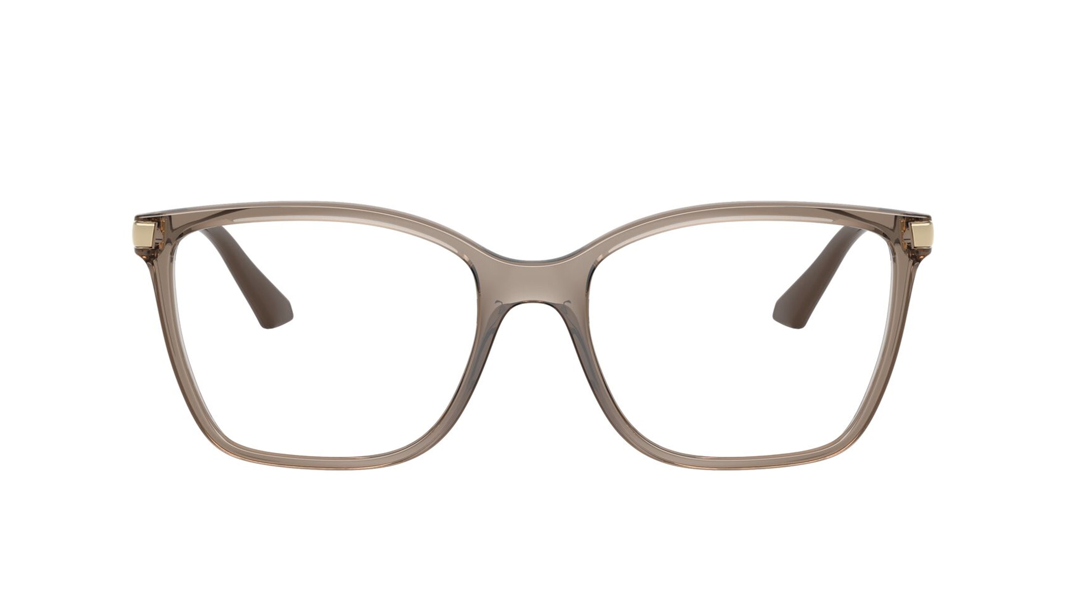Image 1 of Brown Square Eyeglasses for Women from Vogue Eyewear Available at Titan Eye+