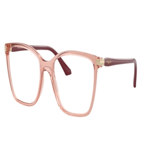 Image 2 of Pink Square Eyeglasses for Women from Vogue Eyewear Available at Titan Eye+