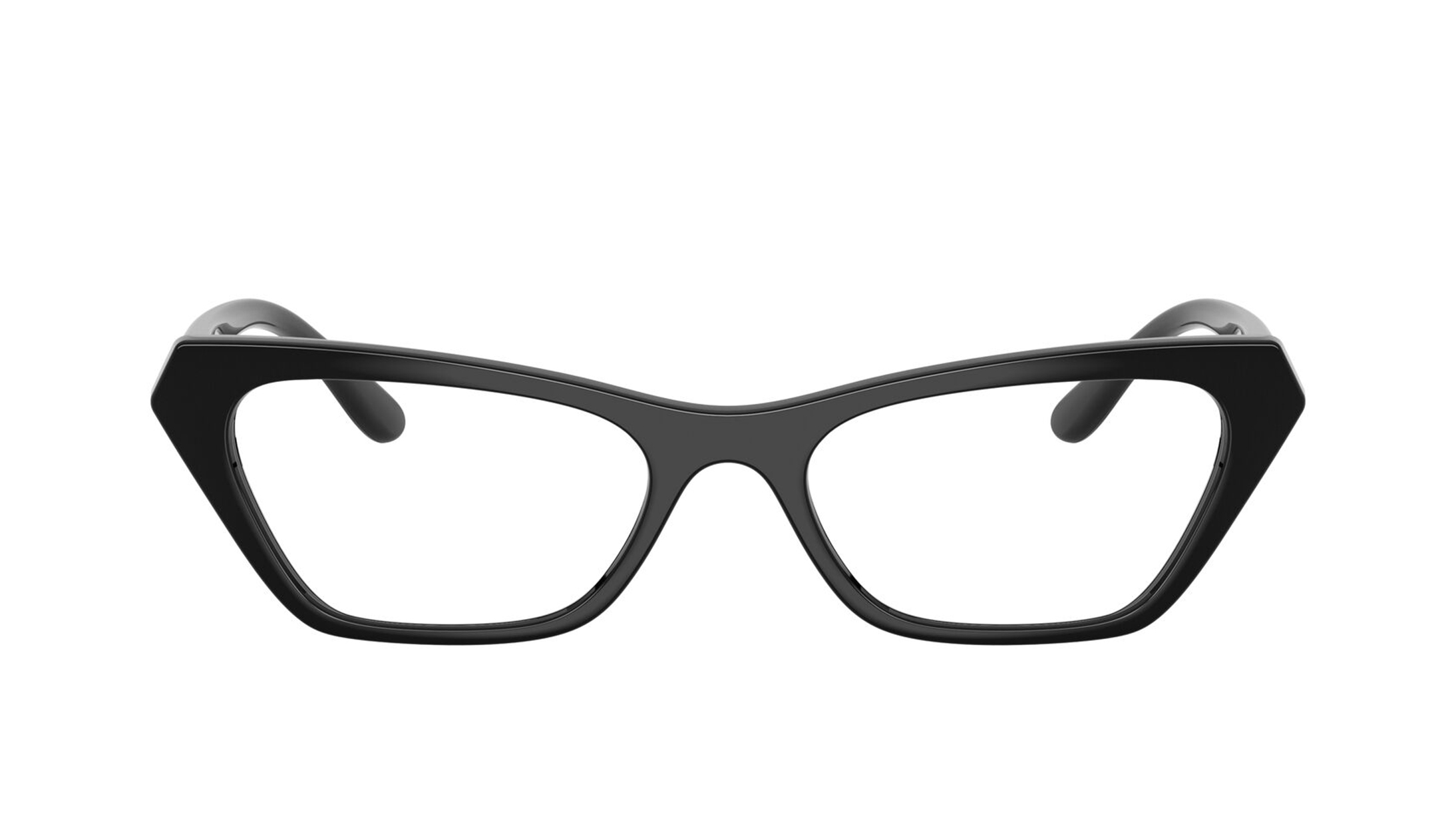 Image 1 of Black CatEye Eyeglasses for Women from Vogue Eyewear Available at Titan Eye+