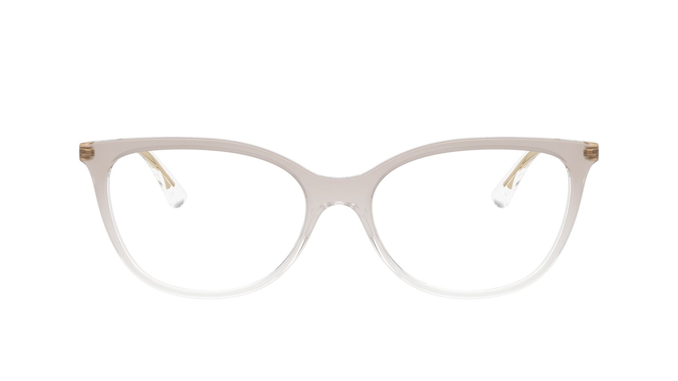 Image 1 of Brown Oval Eyeglasses for Women from Vogue Eyewear Available at Titan Eye+