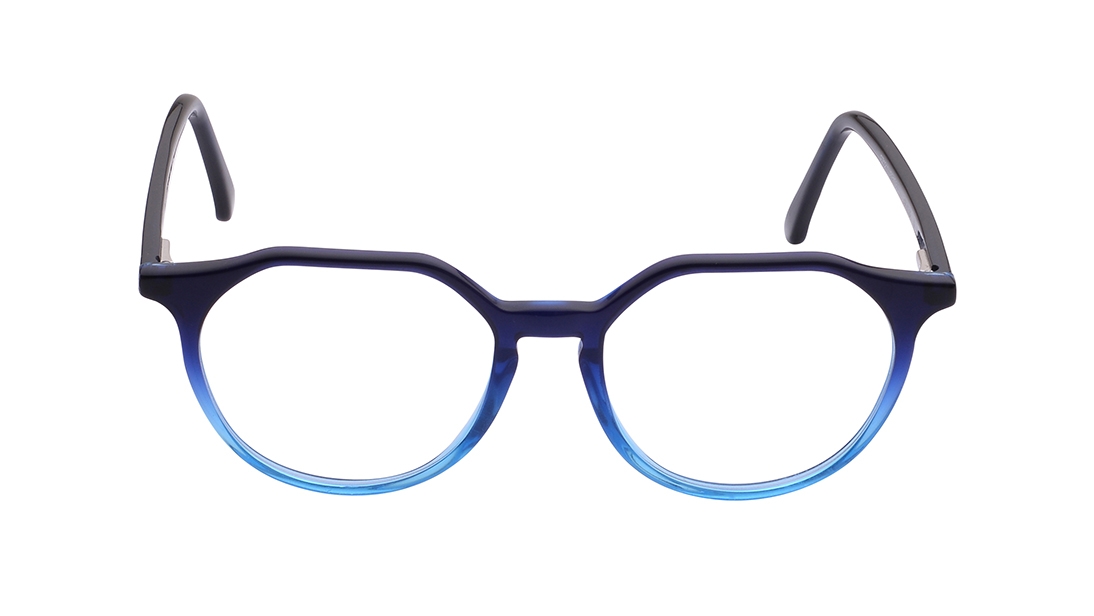 Image 1 of Blue Geometric Eyeglasses for Kids from Fastrack Available at Titan Eye+