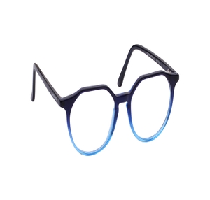 Image 2 of Blue Geometric Eyeglasses for Kids from Fastrack Available at Titan Eye+