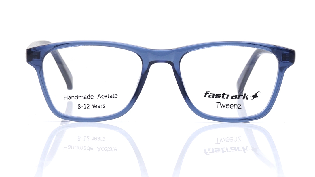 Image 1 of Blue Rectangle Eyeglasses for Kids from Fastrack Available at Titan Eye+