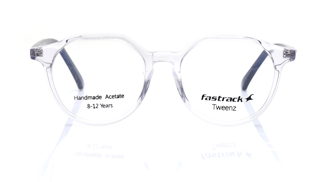 Image 1 of Transparent Round Eyeglasses for Kids from Fastrack Available at Titan Eye+