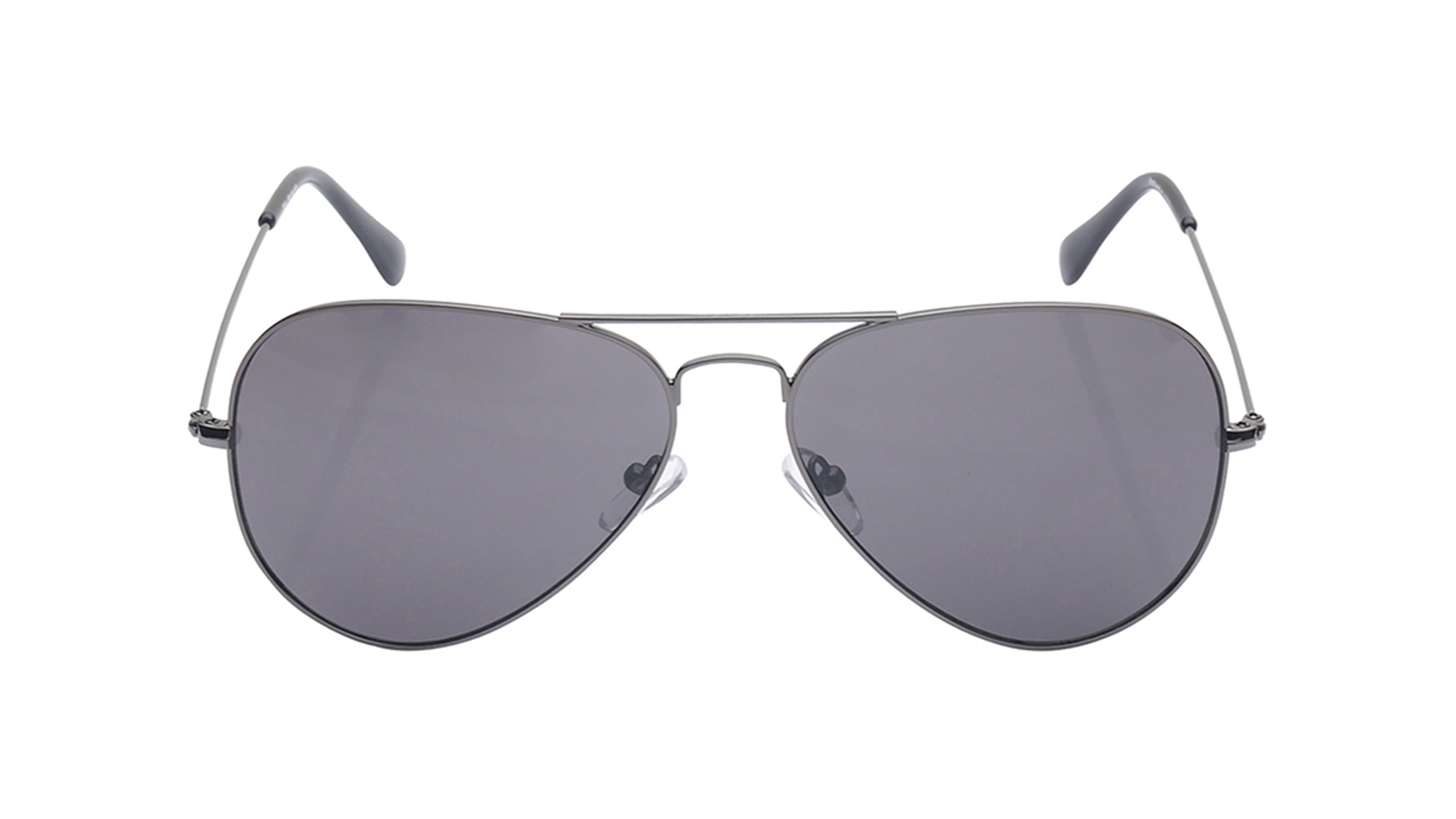 Image 1 of Grey Aviator Sunglasses for Men from Fastrack Available at Titan Eye+