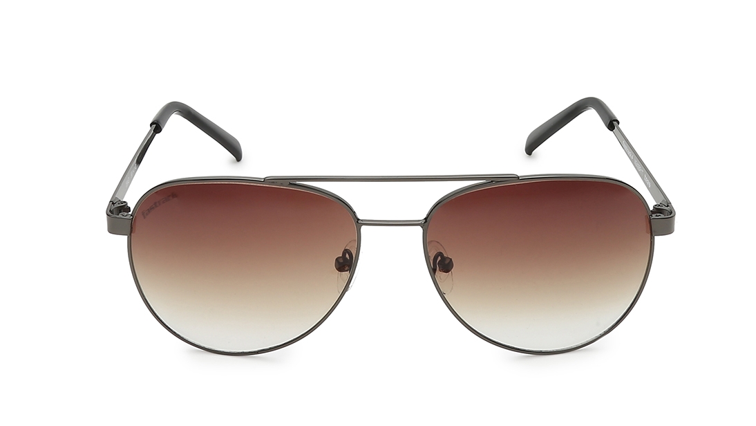 Image 1 of Brown Aviator Sunglasses for Men from Fastrack Available at Titan Eye+
