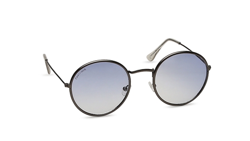 Image 2 of Blue Round Sunglasses for Men and Women from Fastrack Available at Titan Eye+