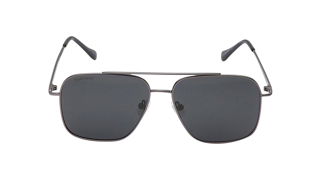 Image 1 of Grey Navigator Sunglasses for Men and Women from Fastrack Available at Titan Eye+