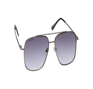 Image 2 of Grey Navigator Sunglasses for Men and Women from Fastrack Available at Titan Eye+