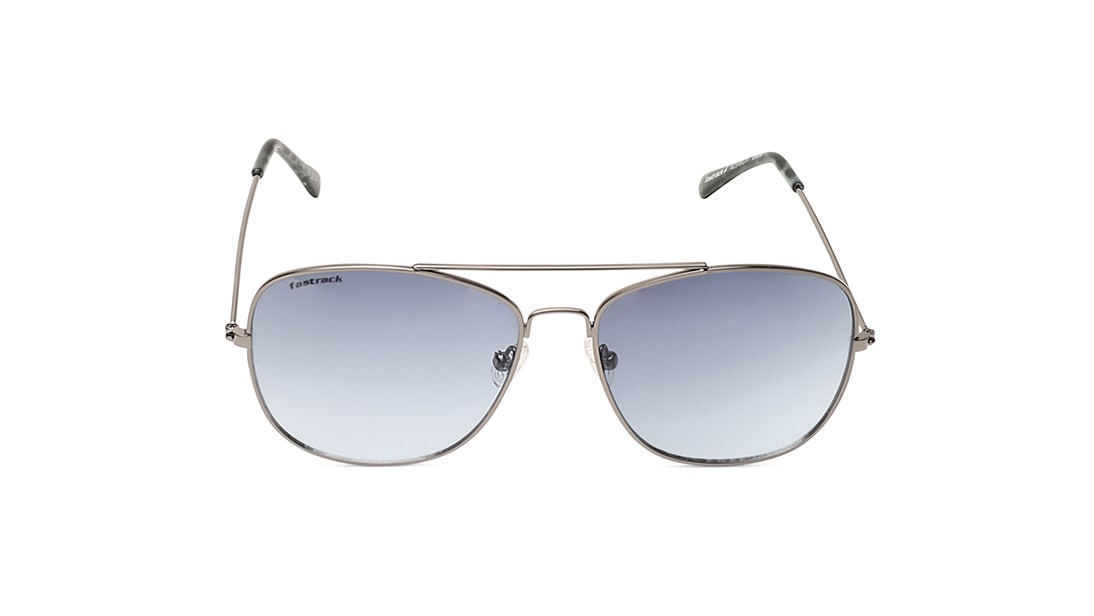 Image 1 of Blue Aviator Sunglasses for Men and Women from Fastrack Available at Titan Eye+
