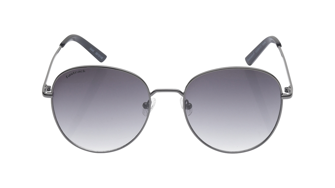 Image 1 of Grey Round Sunglasses for Men and Women from Fastrack Available at Titan Eye+