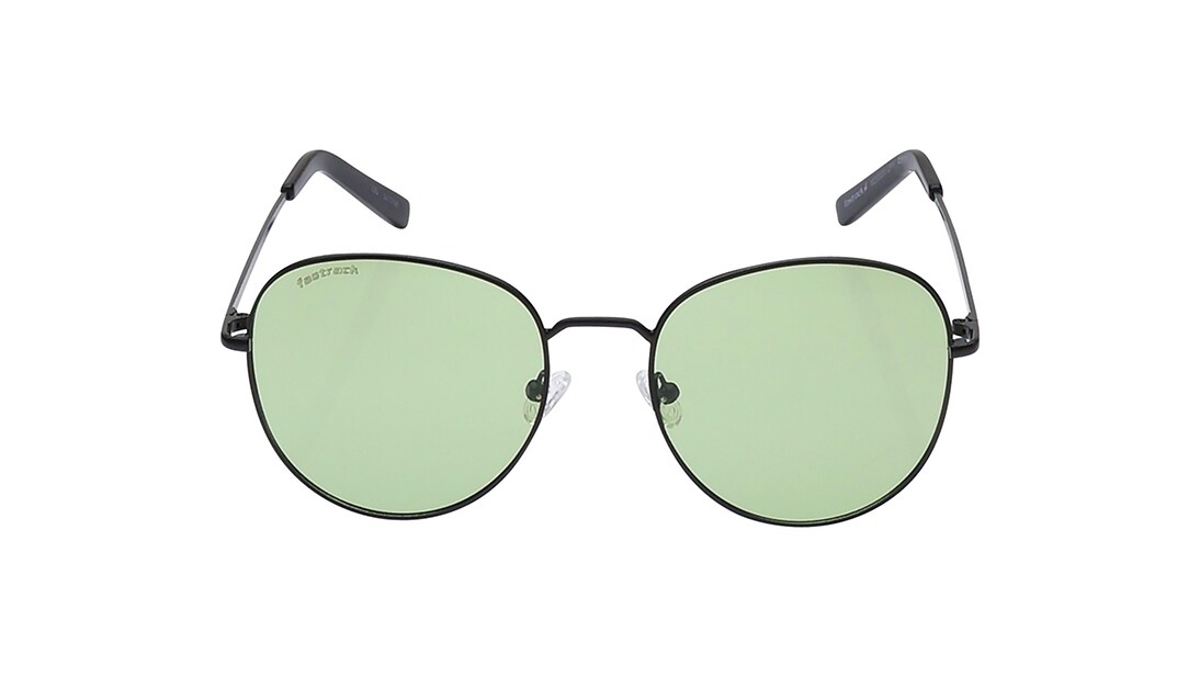 Image 1 of Green Round Sunglasses for Men and Women from Fastrack Available at Titan Eye+