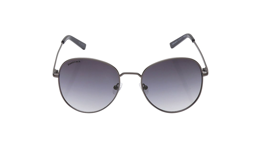 Image 1 of Grey Round Sunglasses for Men and Women from Fastrack Available at Titan Eye+