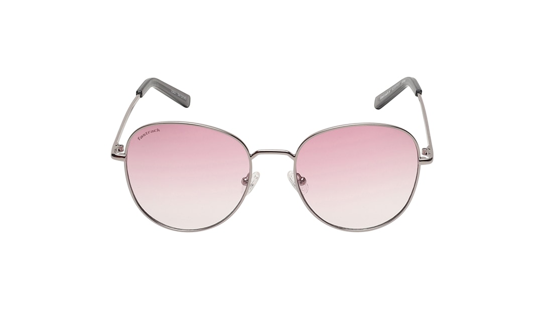 Image 1 of Pink Round Sunglasses for Men and Women from Fastrack Available at Titan Eye+