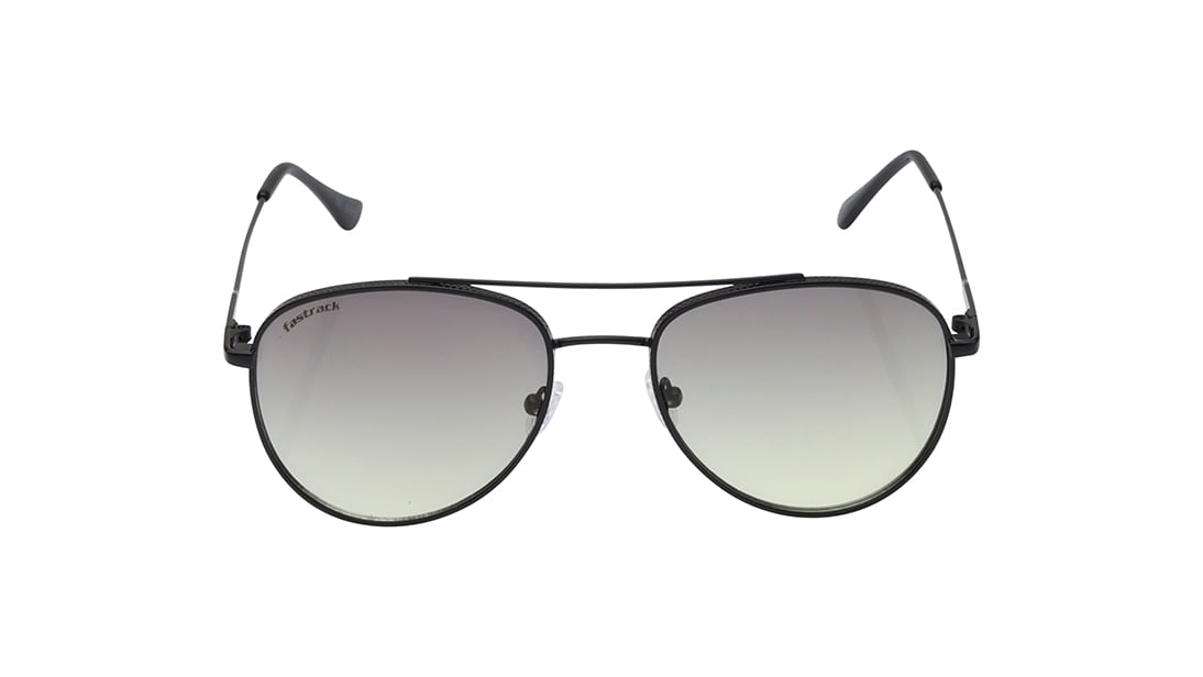 Image 1 of Grey Aviator Sunglasses for Men and Women from Fastrack Available at Titan Eye+