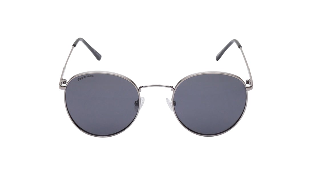 Image 1 of Grey Round Sunglasses for Men and Women from Fastrack Available at Titan Eye+
