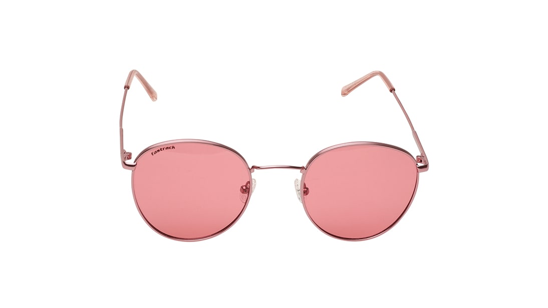 Image 1 of Pink Round Sunglasses for Men and Women from Fastrack Available at Titan Eye+