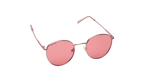 Image 2 of Pink Round Sunglasses for Men and Women from Fastrack Available at Titan Eye+
