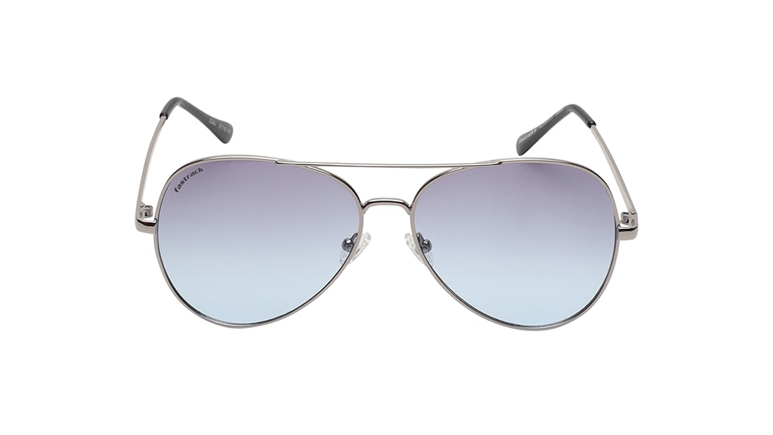 Image 1 of Blue Aviator Sunglasses for Men and Women from Fastrack Available at Titan Eye+
