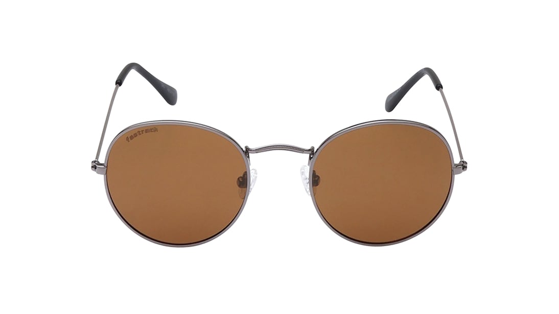 Image 1 of Brown Round Sunglasses for Men and Women from Fastrack Available at Titan Eye+