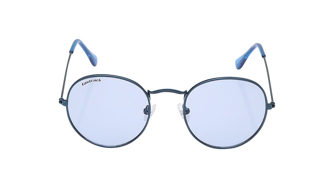 Image 1 of Blue Round Sunglasses for Men and Women from Fastrack Available at Titan Eye+