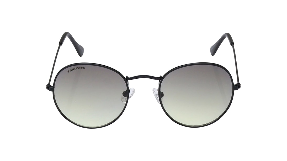 Image 1 of Grey Round Sunglasses for Men and Women from Fastrack Available at Titan Eye+