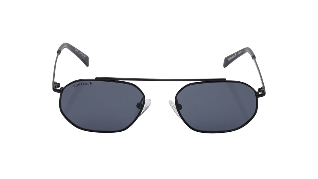Image 1 of Grey Geometric Sunglasses for Men and Women from Fastrack Available at Titan Eye+