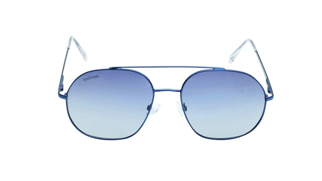 Image 1 of Blue Aviator Sunglasses for Men from Fastrack Available at Titan Eye+
