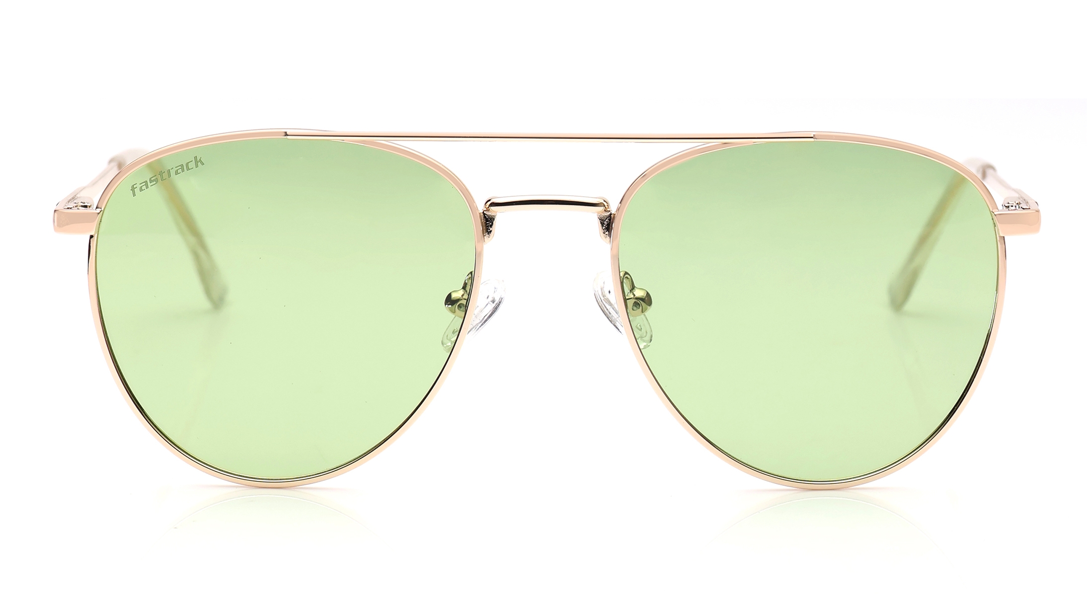Image 1 of Green Aviator Polarized Sunglasses for Men and Women from Fastrack Available at Titan Eye+