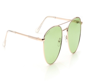 Image 2 of Green Aviator Polarized Sunglasses for Men and Women from Fastrack Available at Titan Eye+