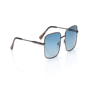 Image 2 of Blue Square Polarized Sunglasses for Men from Fastrack Available at Titan Eye+