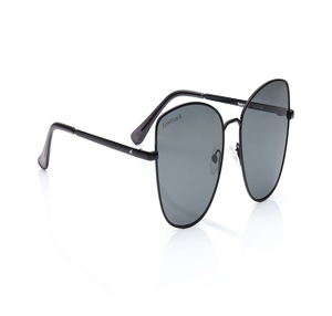 Image 2 of Grey Geometric Polarized Sunglasses for Women from Fastrack Available at Titan Eye+