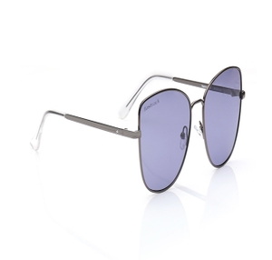 Image 2 of Blue Square Polarized Sunglasses for Women from Fastrack Available at Titan Eye+