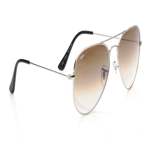 Image 2 of Brown Aviator Sunglasses for Men and Women from Tees By Fastrack Available at Titan Eye+