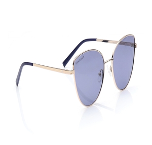 Image 2 of Blue Oval Polarized Sunglasses for Women from Fastrack Available at Titan Eye+