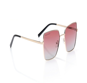 Image 2 of Red Geometric Polarized Sunglasses for Women from Fastrack Available at Titan Eye+