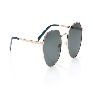 Image 2 of Grey Round Polarized Sunglasses for Men and Women from Fastrack Available at Titan Eye+