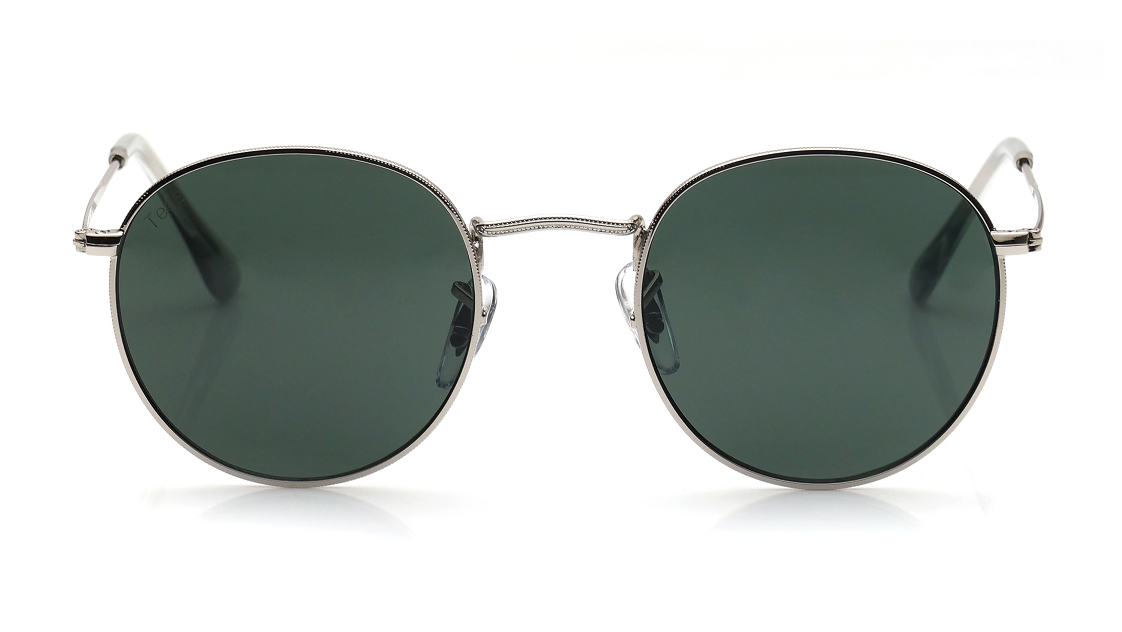 Image 1 of Green Round Sunglasses for Men and Women from Tees By Fastrack Available at Titan Eye+